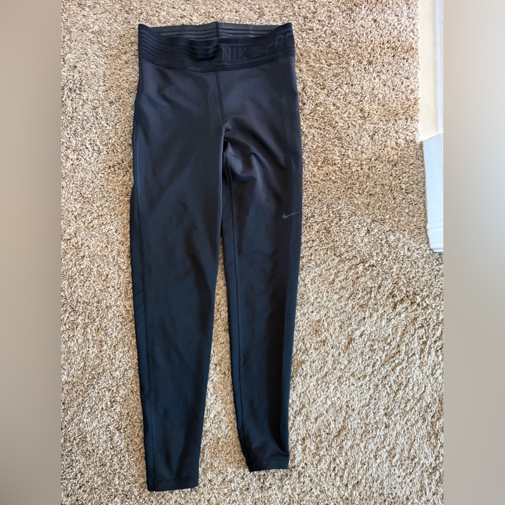 Nike Black Dri-FIT Fleece Leggings